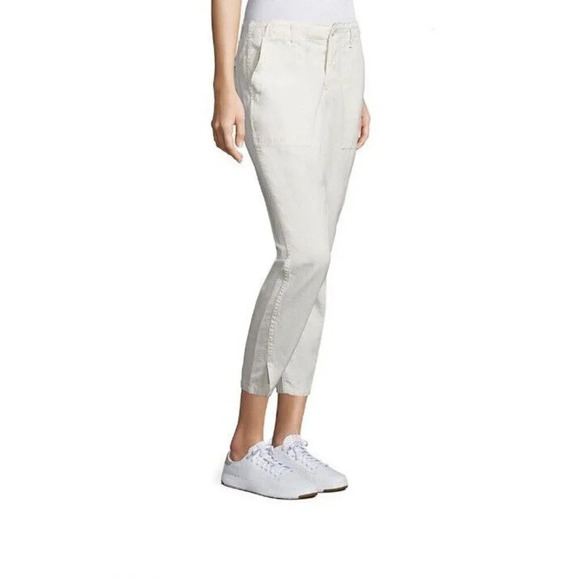 Women's AMO Army Twist Utility Cropped Pants Size 24 - Picture 2 of 12